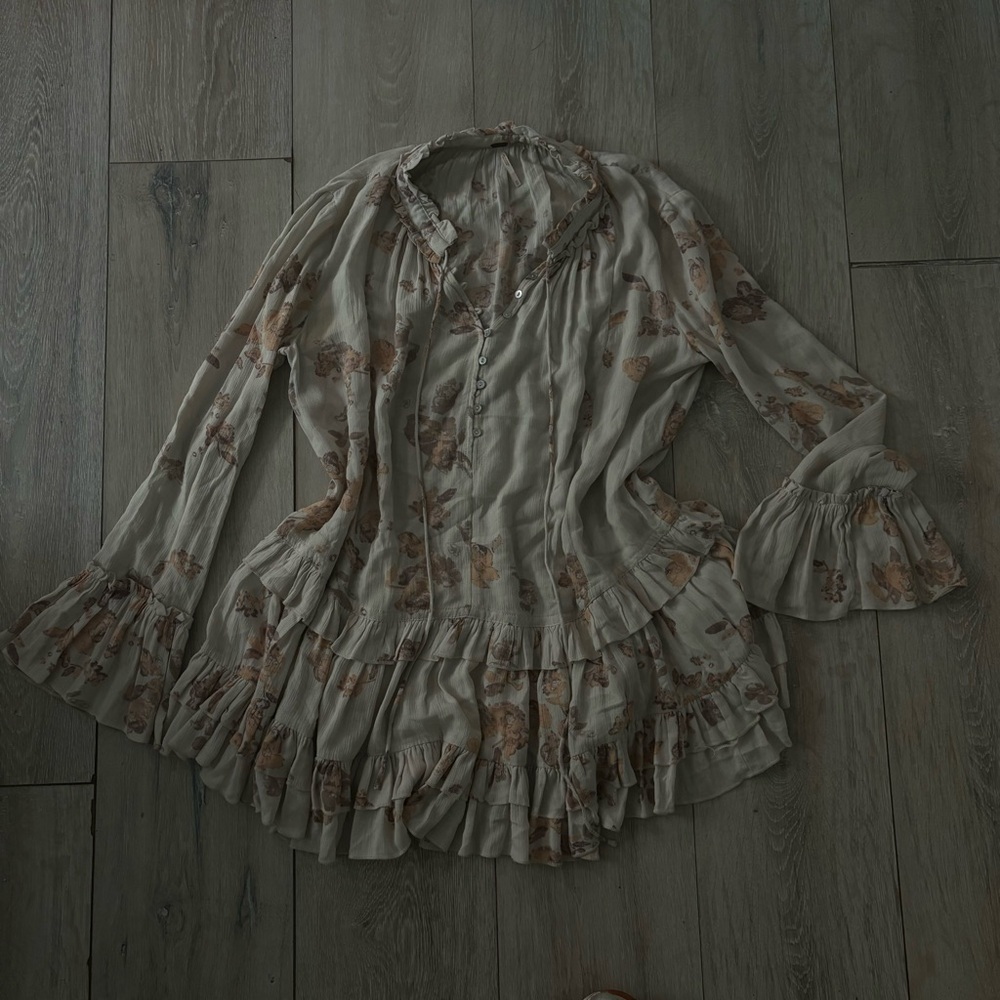 free people boho mini dress